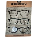 Eddie Bauer Reading Glasses Pack +3.00 Brown Green Grey Designer Readers New. Fixed Price $29.52.