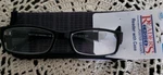 Foster Grant Derick Black & Grey Plastic Glasses +1.25 NS1116 B213. Fixed Price $30.30.