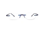 Scojo New York Gels Reading Glasses Rimless Lightweight 73530 Cobalt +3.00. Fixed Price $29.99.