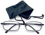 Design Optics Ladies Aluminum Alloy Blend Reading Glasses +200 Medium/black. Fixed Price $8.09.