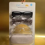 C&c California Women's +2.00 Premium Reading Glasses 3-PACK Readers Hard Case. Fixed Price $36.62.