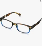 Peepers Meggie Tortoise & Blue Rectangle Reading Glasses +1.25. Fixed Price $15.00.