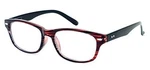 Calabria R444S Vintage Inspired Reading Glasses Retro Striped Colorways RED+1.25. Fixed Price $11.95.
