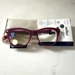 Peepers Poppy Reading Glasses +2.25 Blue Light Filtering Berry #3080 Nip. Fixed Price $27.49.