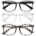 Okany Blue Light Glasses For Kids 3 Pack Grey Black+transparent+leopard. Fixed Price $14.43.