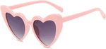 Dollger Heart Sunglasses For Women Retro Love Eyeglasses Pink Frame Grey Lens. Fixed Price $13.56.