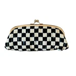 Brand New Mackenzie-childs Courtly Check Eyeglasses Case. Size 7" X 4.5". Fixed Price $79.95.