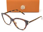 Tory Burch TY4008U 1519 Cateye Dark Tortoise Women's Eyeglasses Frames 52-16-140. Fixed Price $79.95.