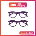 Opulize Pop Reading Glasses For Women Men,scratch Resistant Round Matt Frame Wit. Fixed Price $18.09.