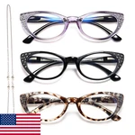 Eyeurl 3-PACK Cat Reading Glasses Women Blue Light Blocking Computer. Fixed Price $28.48.