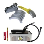 Esco Equipment 10828 Giant Tire Bead Breaker Head Yellow Jackit 5 Qt. Pump. Fixed Price $1860.57.