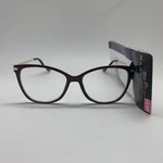Foster Grant Alianna +2.50 Wine Red Gold Reading Glasses Magnivision. Fixed Price $9.95.