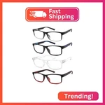 Acavefox 4 Pack Reading Glasses Men 3.0 Readers Blue Light Blocking Anti Uv Fash. Fixed Price $27.91.