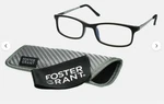 Foster Grant Kramer Men's E-readers Advanced Reading Glasses Reduces Blue Light. Fixed Price $19.99.