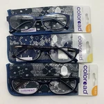 "3 Pair" Foster Grant Coloread +2.00 Isa Nvy Navy Blue Reading Glasses Readers. Fixed Price $21.95.