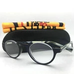 Readers Bobs Eyeglasses Vice Chair 2447 18 +2.50 Black Frames W/horn Temples. Fixed Price $94.99.