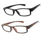 Retro Rectangular Frame Women Full Lens Magnified Clear Reading Glasses. Fixed Price $12.99.