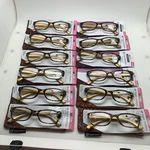 DZ11 "12 Pair" Sight Station Heather Gold Tort 2.50 Reading Glasses Readers. Fixed Price $48.00.