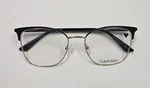 Calvin Klein 22119 002 Black Gold Optical Eyeglasses Frame 53-18-140MM Cateye. Fixed Price $34.00.