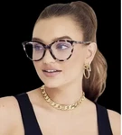 Blue Light Glasses Quay Australia All Nighter 126 Cat Eye Tortoise Clear Lenses. Fixed Price $39.99.