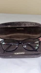 Tom Ford Women's Tortoise Cat-eye Optical Glass Frames Has Prescription. Fixed Price $70.00.
