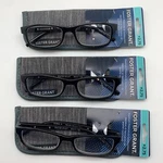 "3 Pair" Foster Grant Reading Glasses Brandon Blk + 2.75 W/case Readers. Fixed Price $22.95.
