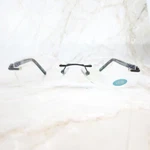 Nicole Miller New York Eyeglasses Frame MS0414 Womens Gunmetal Rimless 51-16-135. Fixed Price $31.49.