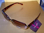 Liz Claiborne Villager Sunreaders Metal 1/2 Fr/brown/tortoise/brown +3.0 Nwt!. Fixed Price $24.99.