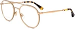 New Jimmy Choo Women's Rx Eyeglasses Frame Case- JC230 0J5G Gold (51-20-145). Fixed Price $104.00.