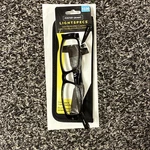 Foster Grant Lightspecs Lloyd Lighted Reading Glasses +2.00 Black Clear. Fixed Price $10.00.