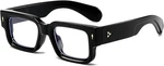 Eylrim Square Thick Frame Glasses For Women Chunky Rectangle Blue Light. Fixed Price $28.99.