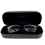 Coach Eyeglasses Hc 6065 5288 49-17 135 Confetti Purple W/lens & Case. Fixed Price $22.00.