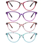 Przene 4 Pack Cat Eye Reading Glasses,blue Light Blocking Readers For Women. Fixed Price $10.80.