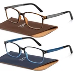 Easy 2-PACK TR90 Reading Glasses Men Sporty Rectangular Blue Light Blocker. Fixed Price $29.68.