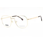 Hugo Boss Men's Eyeglasses Gold Metal Geometric Shape Frame 1672/F 0J5G 00. Fixed Price $70.45.