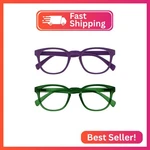 Opulize Pop Reading Glasses For Women Men,scratch Resistant Round Matt Frame Wit. Fixed Price $18.31.