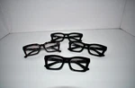 Reavee Set Of 4 Reading Glasses Blue Light Blocking 0.00 Black Mu. Fixed Price $12.99.