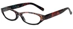 Calabria 4377 Reading Glasses W/floral Designs & Matching Case Black +2.5. Fixed Price $12.95.