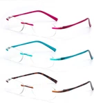 Efe Rimless Reading Glasses Readers Women Blue Blocking Lightweight Unbrea. Fixed Price $30.79.