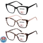 Pubowt Bifocal Reading Glasses For Women Cat Eye Oversized Spring Hinge Blue. Fixed Price $44.99.
