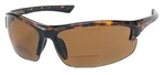 Coyote Eyewear Bp 7 Polarized Reader SUNGLASSES+2.50 Tortoise Brown Semi-rimless. Fixed Price $69.95.
