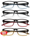 Modfans 4 Reading Glasses, Blue Light Blocking, Anti-glare, 2.5. Fixed Price $34.99.