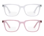Yogo Vision 2 Pack Bifocal Reading Glasses Blue Light Blocking, Spring Hinge. Fixed Price $17.99.