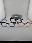 Resjok 3-PACK Glasses Womens Blue Light Diltwringreading +3.0.... Fixed Price $27.00.