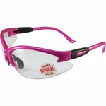 Cougar Reader Safety Glasses +1.5 Dioptre Bifocal Cheater Pink Ladies Ansi Clear. Fixed Price $15.95.