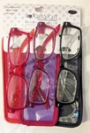 Foster Grant 3 Pairs Of Xtrasight Fashion Reading Glasses/cases +1.25 Strength. Fixed Price $15.19.