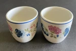 4 Fiore Egg Cups Wood & Son Fine English Tableware Floral Design. Fixed Price $49.99.