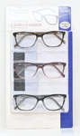 Design Optics Foster Grant Kiersey Plastic Square Reading Glasses 3-PACK +2.50. Fixed Price $16.67.