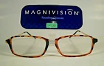 Reading Glasses Magnivision Spring Hinge Professor Marble-- Gold Legs +1.25. Fixed Price $5.49.