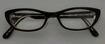 Ogi Heritage 7133 106 Black / Crystal Glasses Cat Eye Frame 50-17-140M Clamshell. Fixed Price $9.99.